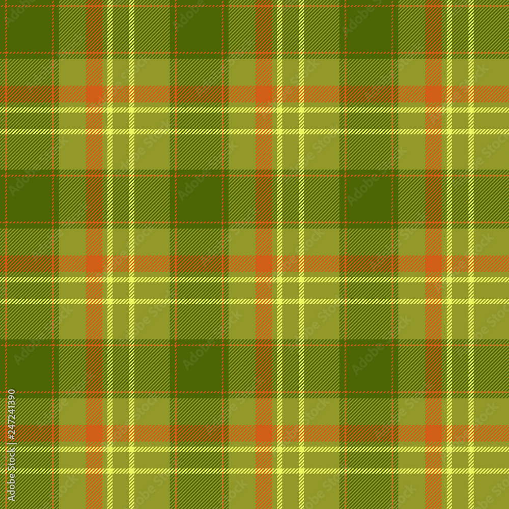 Fototapeta premium Seamless tartan vector pattern
