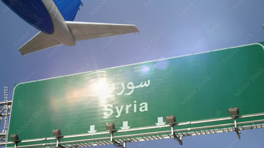 Airplane Take off Syria