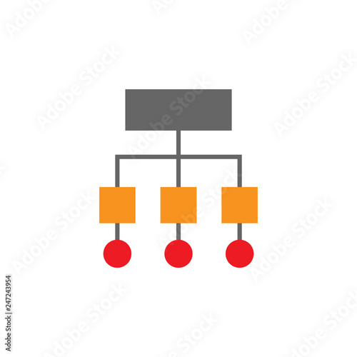 Sitemap, symbol icon. Element of Web Desing icon for mobile concept and web apps. Detailed Sitemap, symbol icon can be used for web and mobile