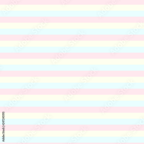 Pastel Rainbow Stripe Seamless Pattern