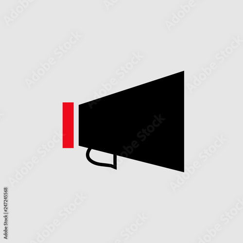 Megaphone with handle icon. Element of Theatre icon for mobile concept and web apps. Detailed Megaphone with handle icon can be used for web and mobile