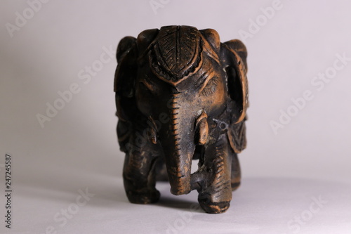 statuette of an elephant from sandalwood