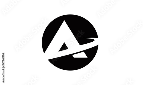 Free Download circle A logo brand - GFXLoad
