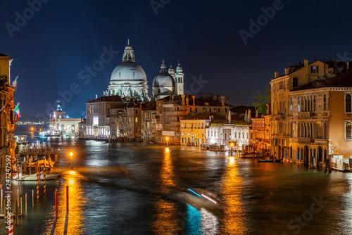 Night at the Grand Canal in Venice