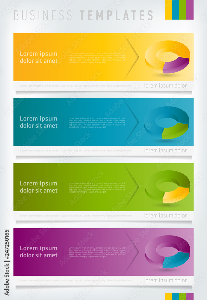 Vector abstract design banner web template Vector abstract design banner web template