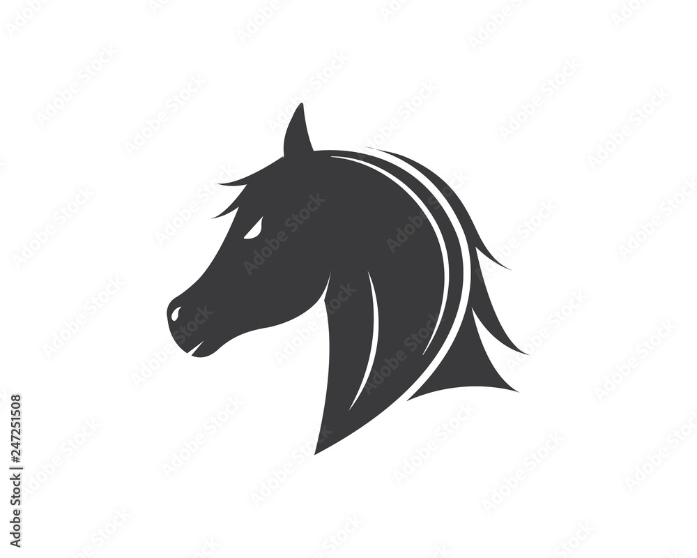 Horse Logo Template Vector illustration Horse Logo Template Vector illustration