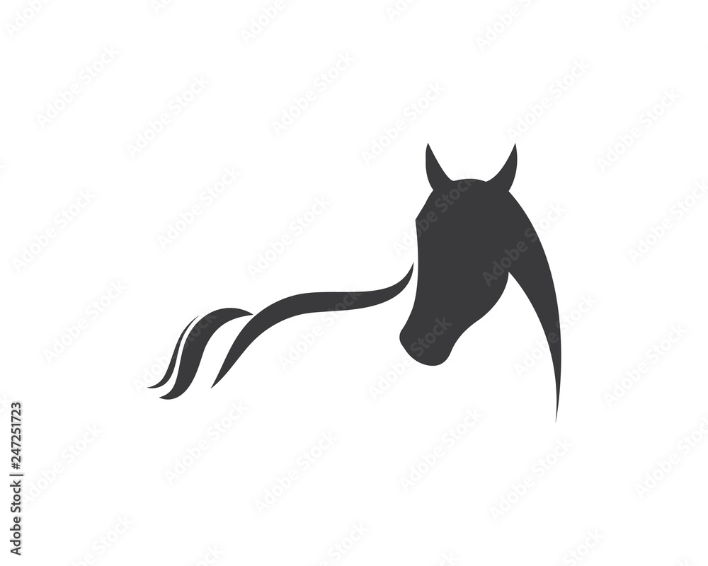 Horse Logo Template Vector illustration Horse Logo Template Vector illustration