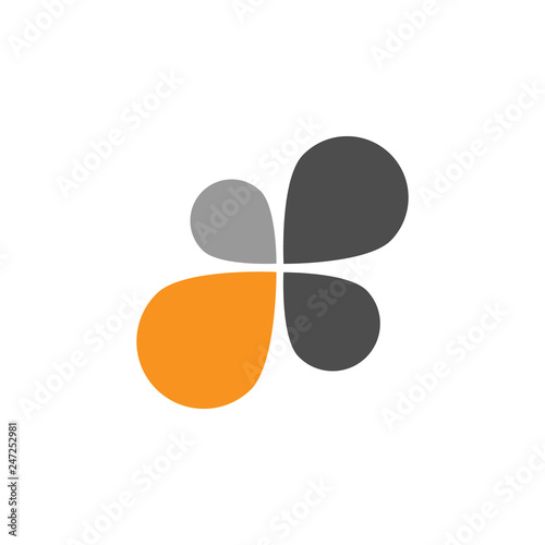 Chart and flower icon. Element of financial, diagrams and reports icon for mobile concept and web apps. Detailed Chart and flower icon can be used for web and mobile