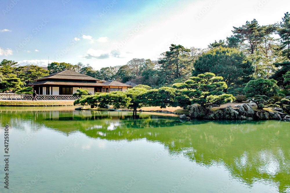 Japanese garden in Kagawa prefecture