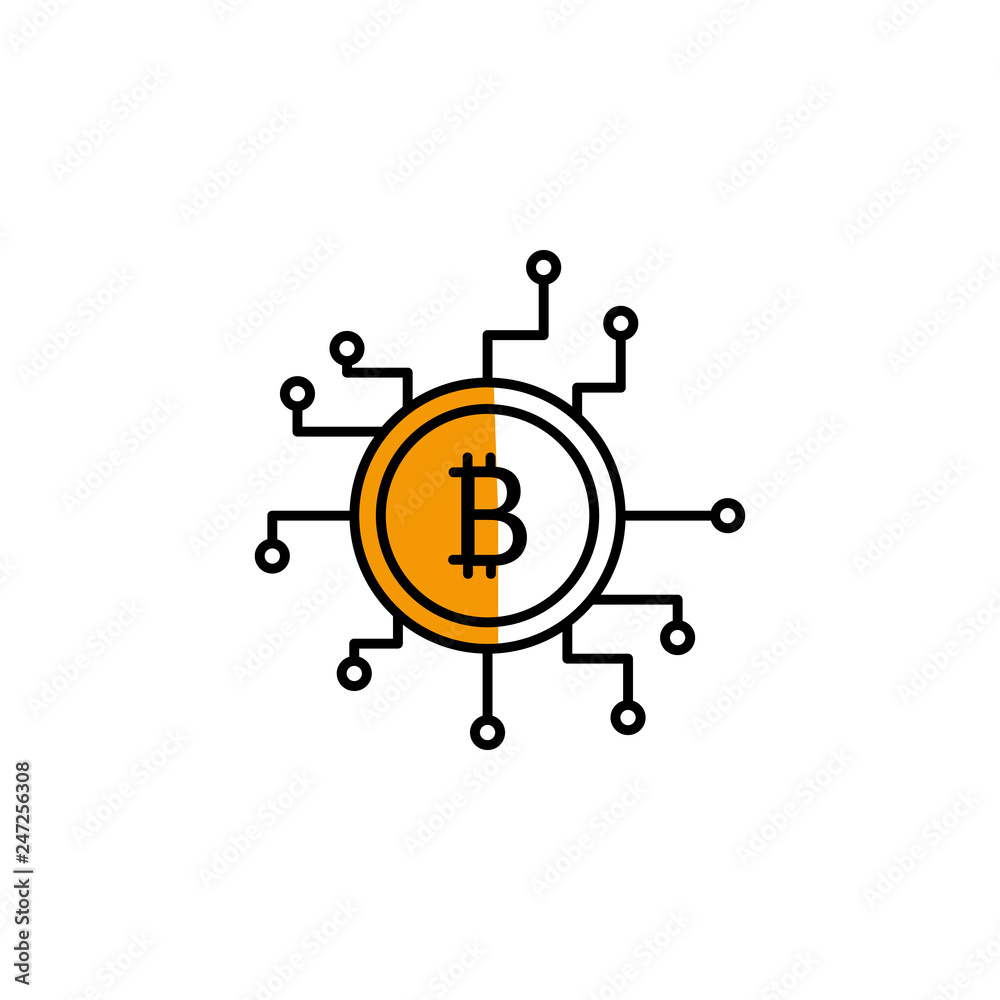 bitcoin, cryptocurrency, money, finance icon. Element of color finance. Premium quality graphic design icon. Signs and symbols collection icon for websites bitcoin, cryptocurrency, money, finance icon. Element of color finance. Premium quality graphic design icon. Signs and symbols collection icon for websites