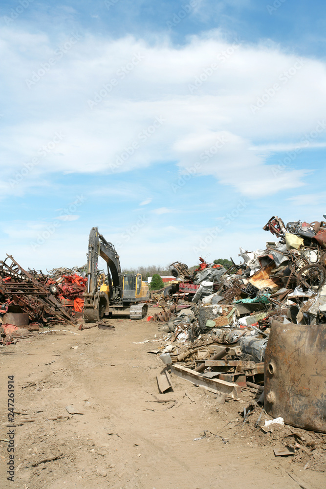 Scrap Metal Recycling Junk Yard
