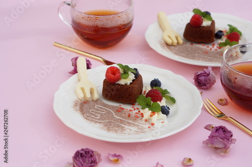 バレンタイン～チョコレートケーキ