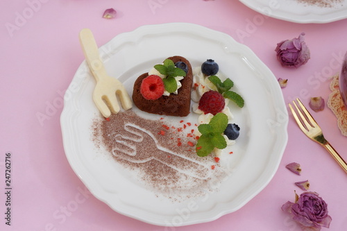 バレンタイン～チョコレートケーキ