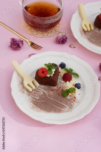 バレンタイン～チョコレートケーキ