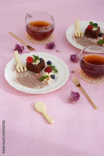 バレンタイン～チョコレートケーキ