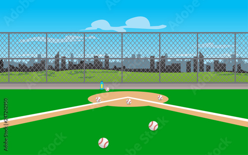 baseball stadium background