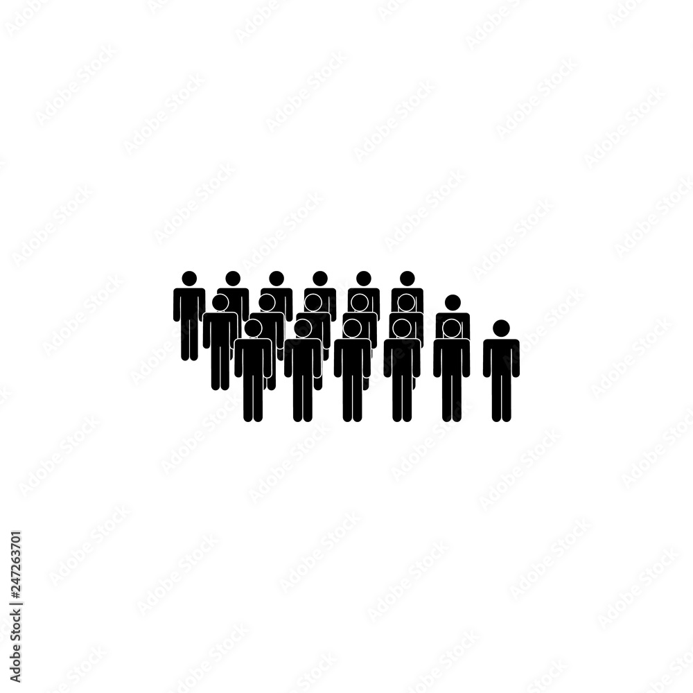 people, group icon. Element of a group of people icon. Premium quality graphic design icon. Signs and symbols collection icon for websites, web design