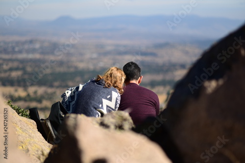 Paisaje con pareja