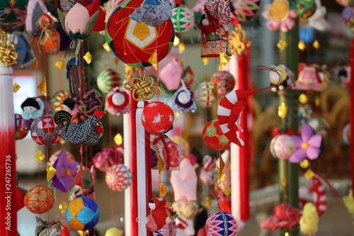 ひなまつりの飾り