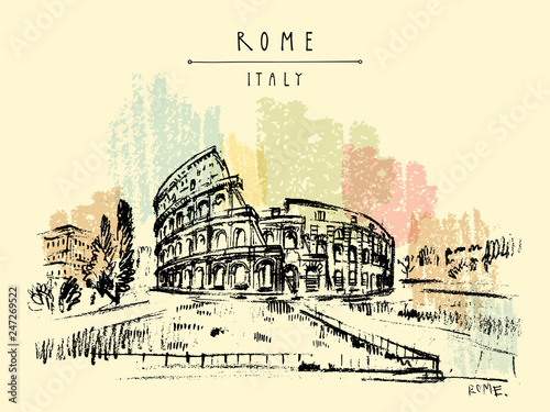 Canvas Print Rome, Italy