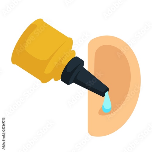 Ear drops otitis treatment healthcare and medicine