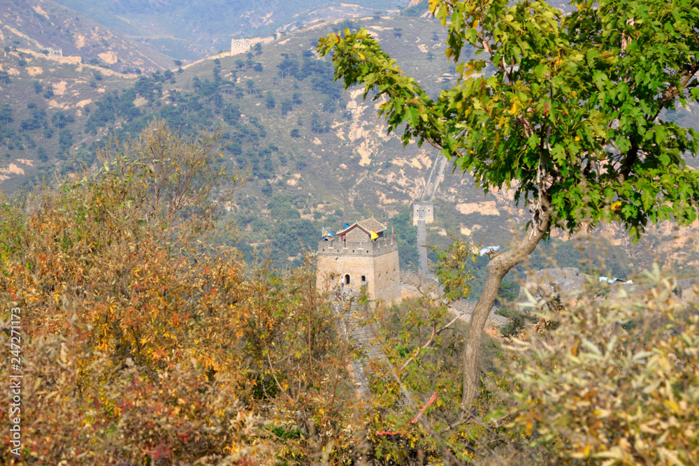 shabby Great Wall in China