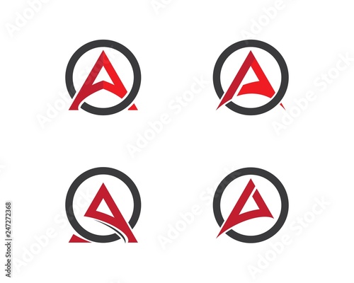 Free Download A letter logo vector icon illustration - GFXLoad