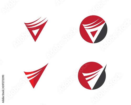 Free Download V letter logo vector icon illustration - GFXLoad