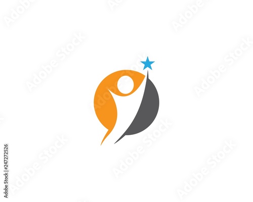 Human success logo icon