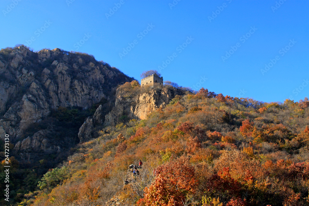 Great Wall of China architectural scenery Great Wall of China architectural scenery