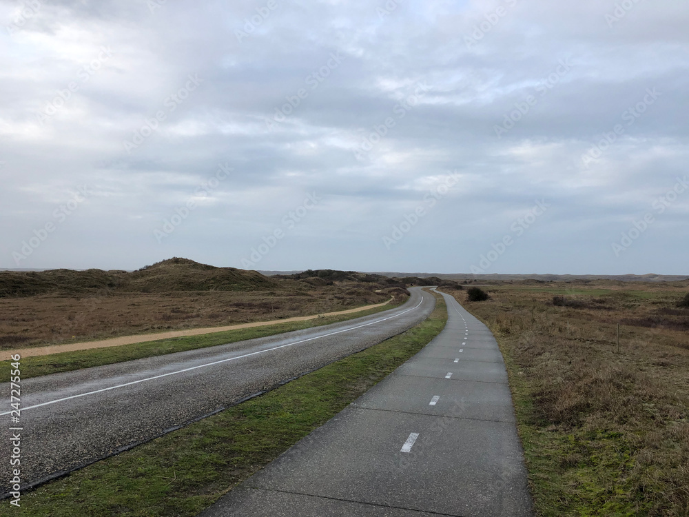 Road on Texel island