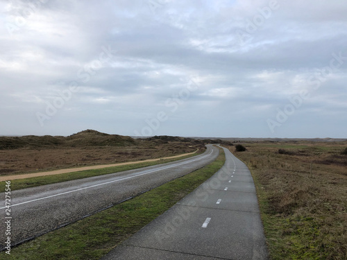 Road on Texel island