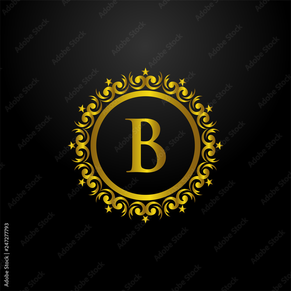 Naklejka premium Luxury Circle Logo