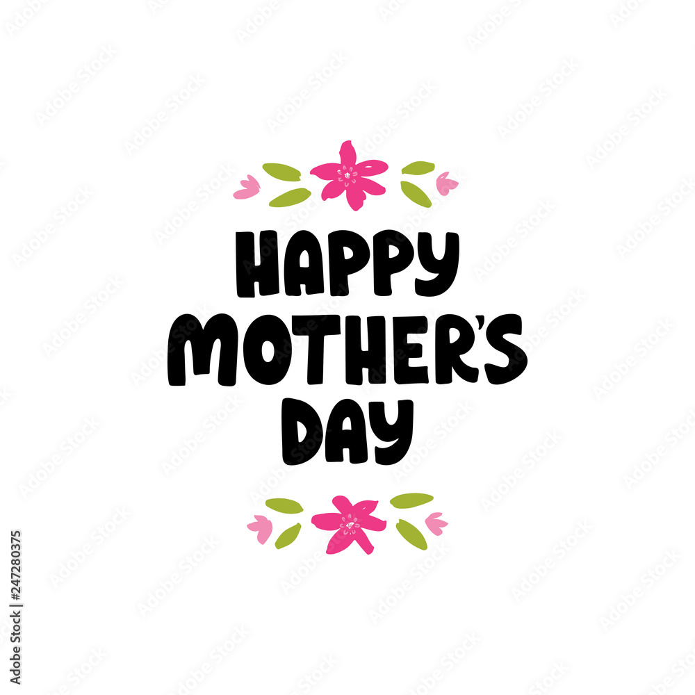 Fototapeta premium Mother's Day lettering