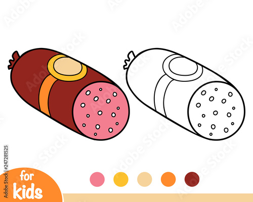 Coloring book, Salami