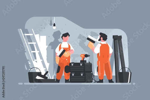 Apartment repair interior or remodeling