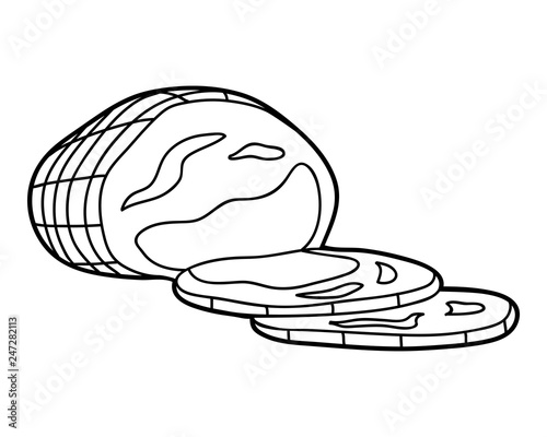 Coloring book, Ham