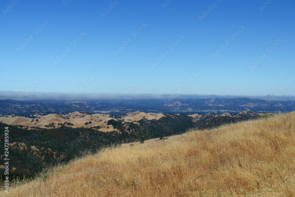 Beautiful landscape in Mount Diablo State Park, Northern California, USA