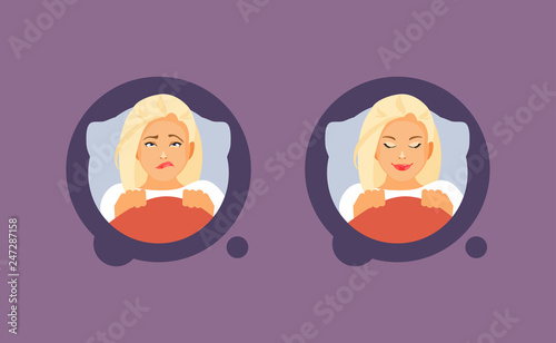 Insomnia and healthy sleep