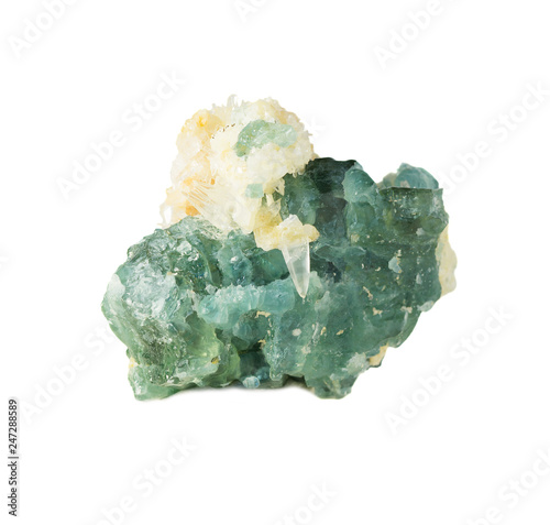 Green-blue apatite gemstone...