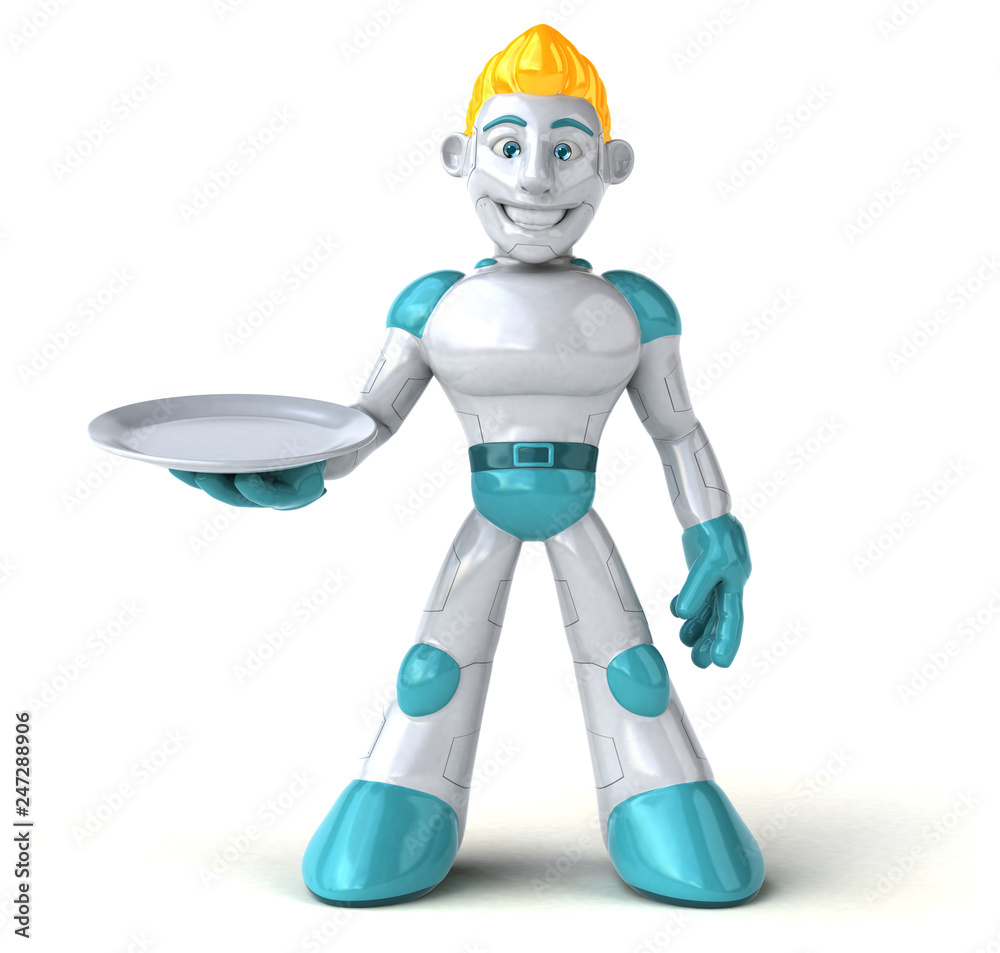 Robot - 3D Illustration Robot - 3D Illustration