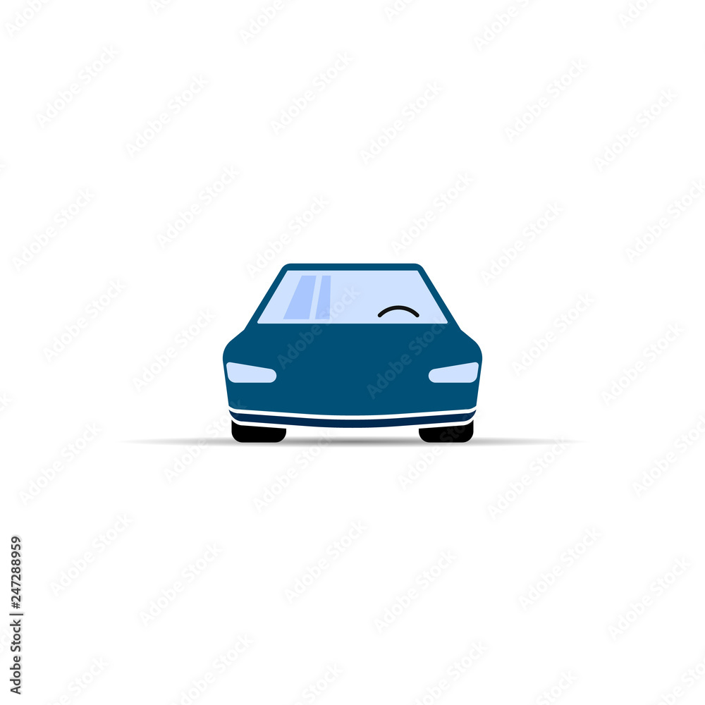 Obraz premium Car icon. vector flat color symbol on white background EPS10