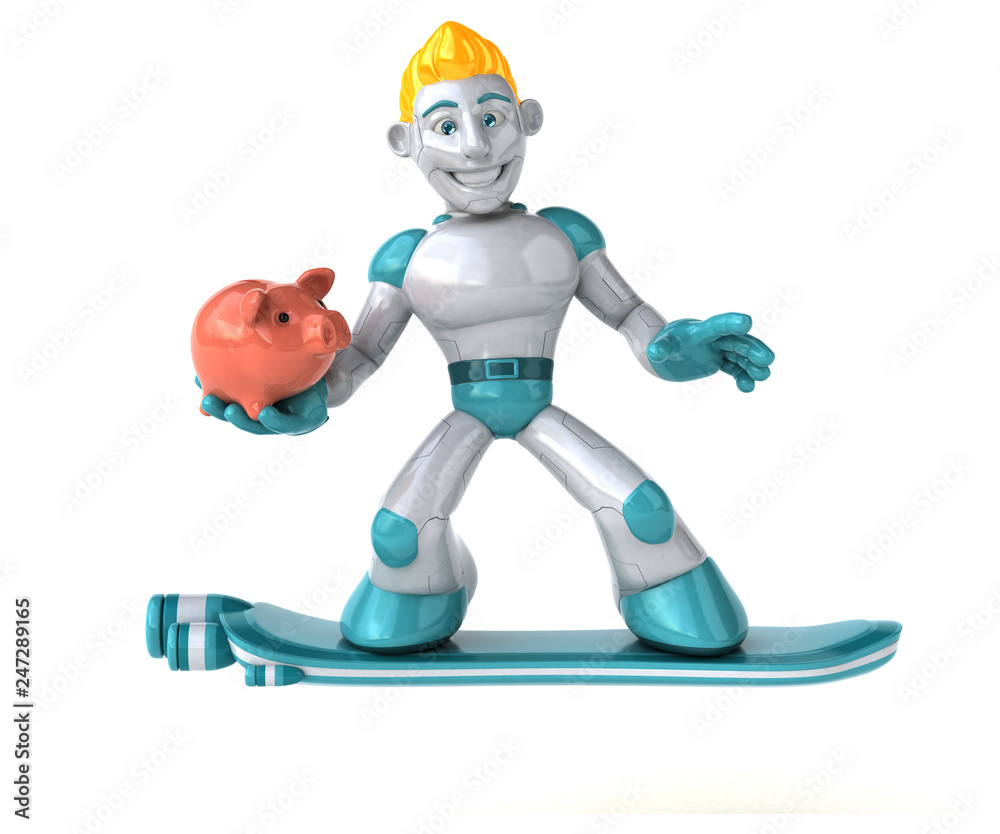 Robot - 3D Illustration Robot - 3D Illustration