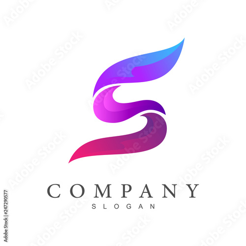 letter s logo template