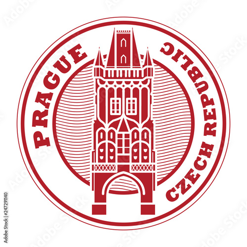 Prague, Czech Republic stamp