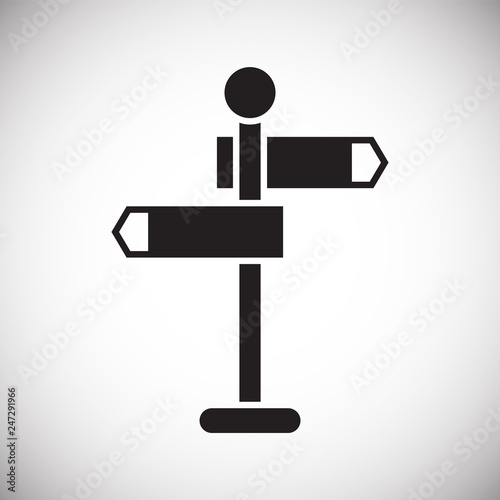 Navigation signs icon on white background for graphic and web design, Modern simple vector sign. Internet concept. Trendy symbol for website design web button or mobile app