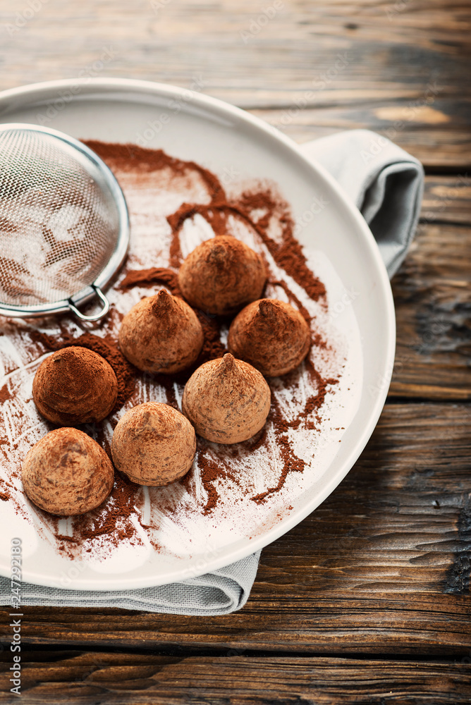 Homemade chocolate truffle Homemade chocolate truffle
