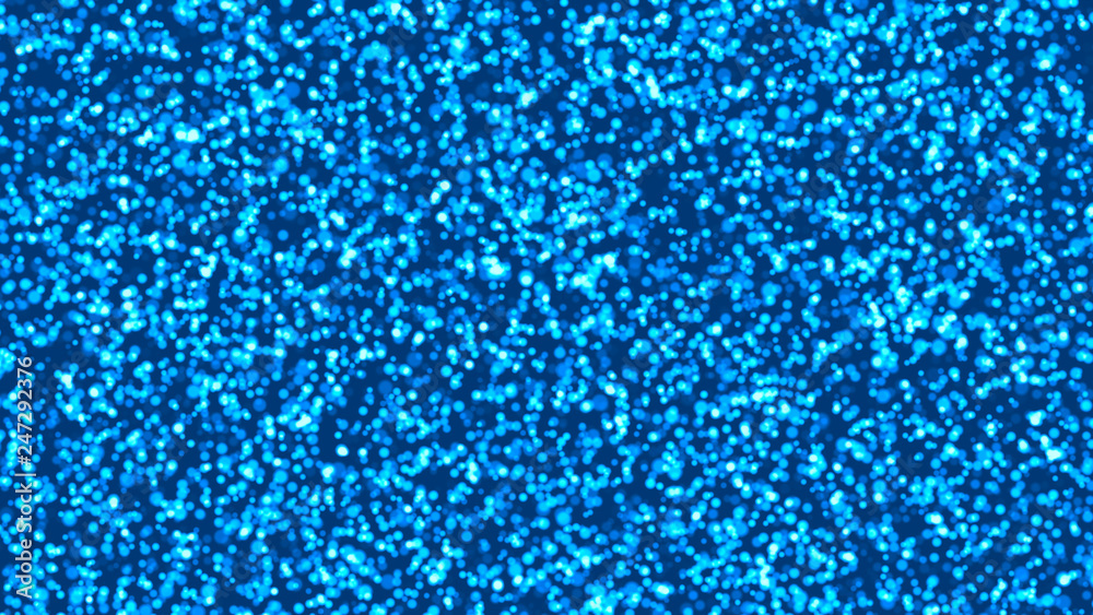 Abstract blue background with many particles Abstract blue background with many particles