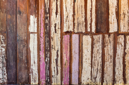 Old painted wood wall © ak