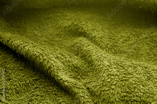 Sack cloth texture with blur effect in yellow color.